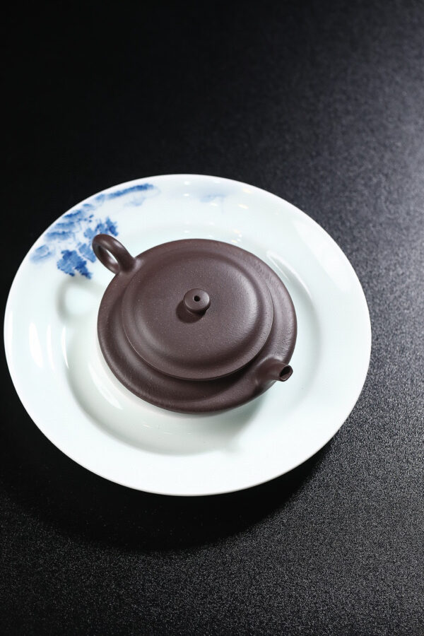 精品小高货丨传统款丨光素丨虚扁丨紫泥丨60ml丨独孔丨褚曦