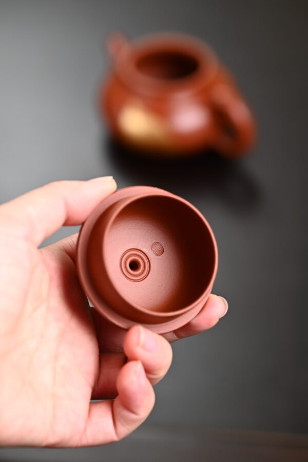 容天丨一叶暴富丨皱皮朱泥丨180ml丨9孔出水丨孙建芳
