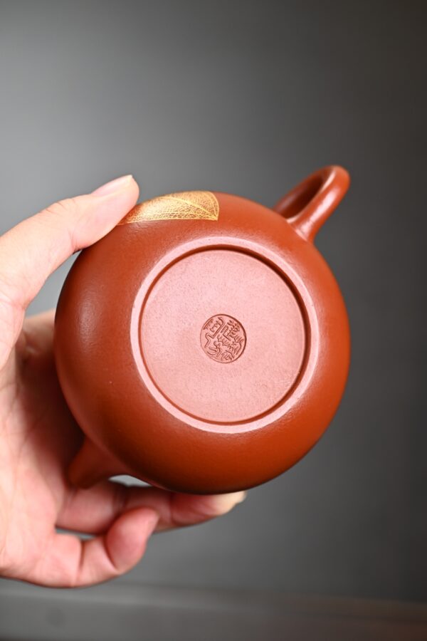 容天丨一叶暴富丨皱皮朱泥丨180ml丨9孔出水丨孙建芳