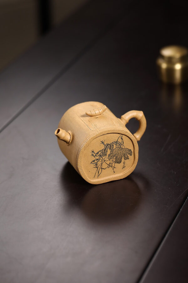 Zhu Gu | Carved | Duan Clay | 竹鼓 | 150ml