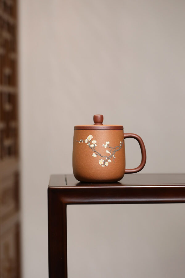 wsxc1770979563482_0 Plum Blossom Lid Cup | Zini Clay | 梅花 | 380ml