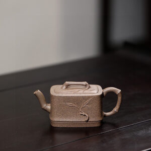 wsxc1771354032207_2 Bamboo Joint Small Teapot | Peach Blossom Clay | 竹节小壶 | 100ml