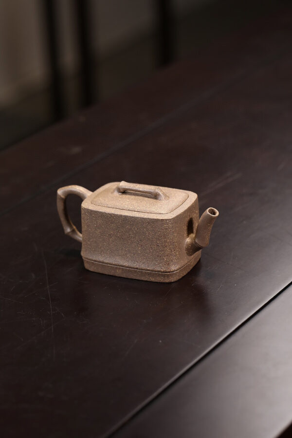 Bamboo Joint Small Teapot | Peach Blossom Clay | 竹节小壶 | 100ml