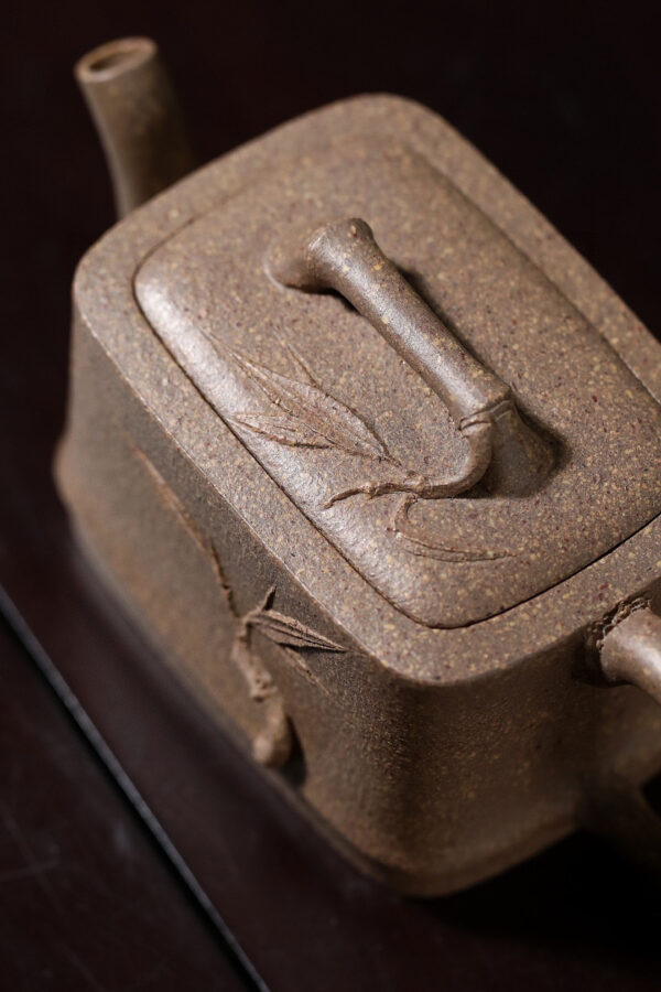 Bamboo Joint Small Teapot | Peach Blossom Clay | 竹节小壶 | 100ml