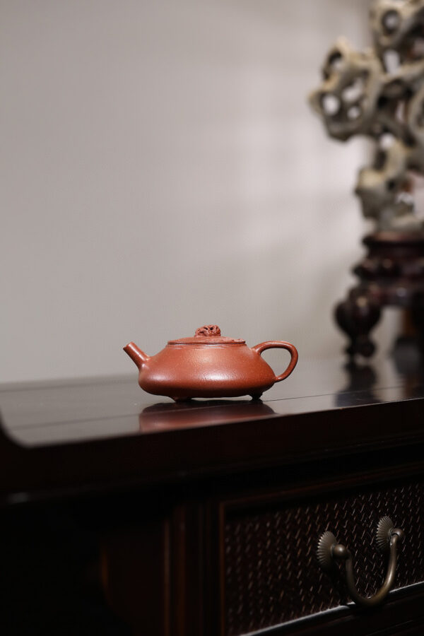 wsxc1771354527922_0 Flower Ware | Lotus Leaf Shipiao | Hong Jiangpo Clay | 荷叶石瓢 | 120ml