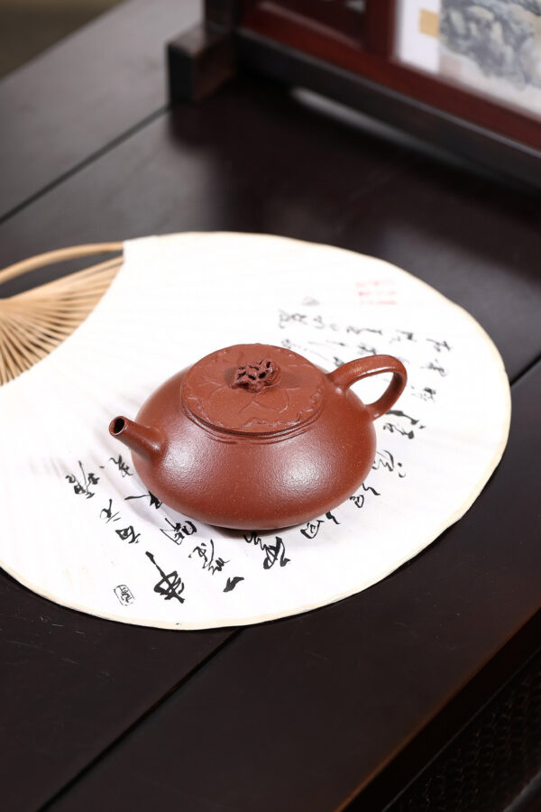 wsxc1771354527922_2 Flower Ware | Lotus Leaf Shipiao | Hong Jiangpo Clay | 荷叶石瓢 | 120ml