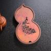 wsxc1778663832940_1 雜件|乾泡台|葫蘆A款|紫泥|手工錘紋銅片|24.5cm.14.5cm.3cm