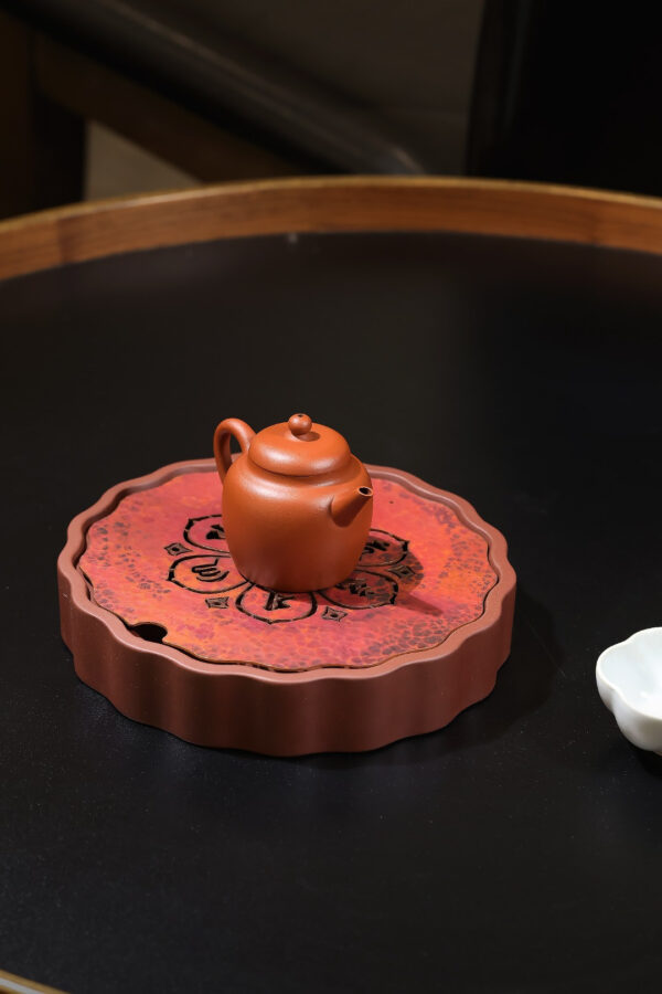 wsxc1778836248697_1 雜件|乾泡台|六字真言|紫泥|手工錘紋銅片|20cm.4cm