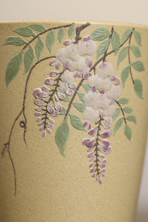 wsxc1779095706129_2 直筒杯|主人杯|紫藤花|本山綠泥|90ml|泥繪