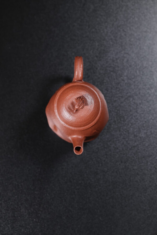 原創｜全手工｜荷影壺｜老降坡泥｜160ml｜內推孔｜李紅香