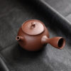 光素丨唐羽壺（紫泥矮款） 紫泥丨230ml丨球孔丨王仲英