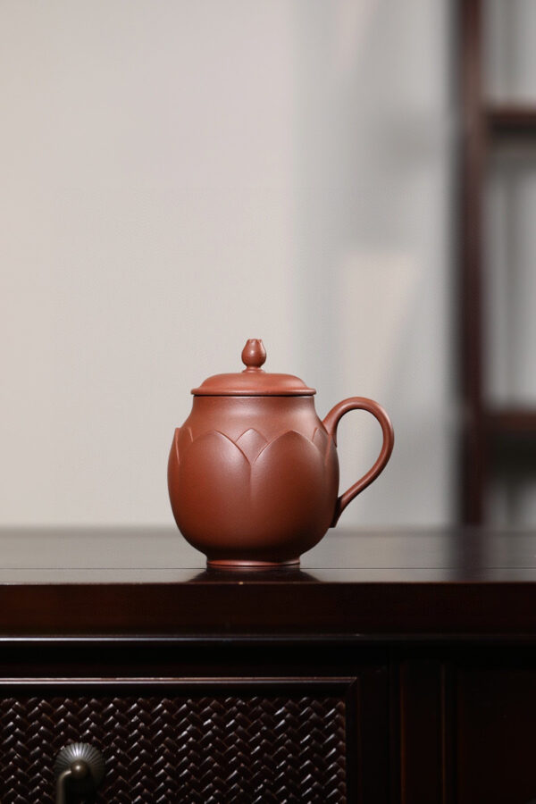禮品蓋杯丨蓮生丨紫泥丨310ml丨王仲英