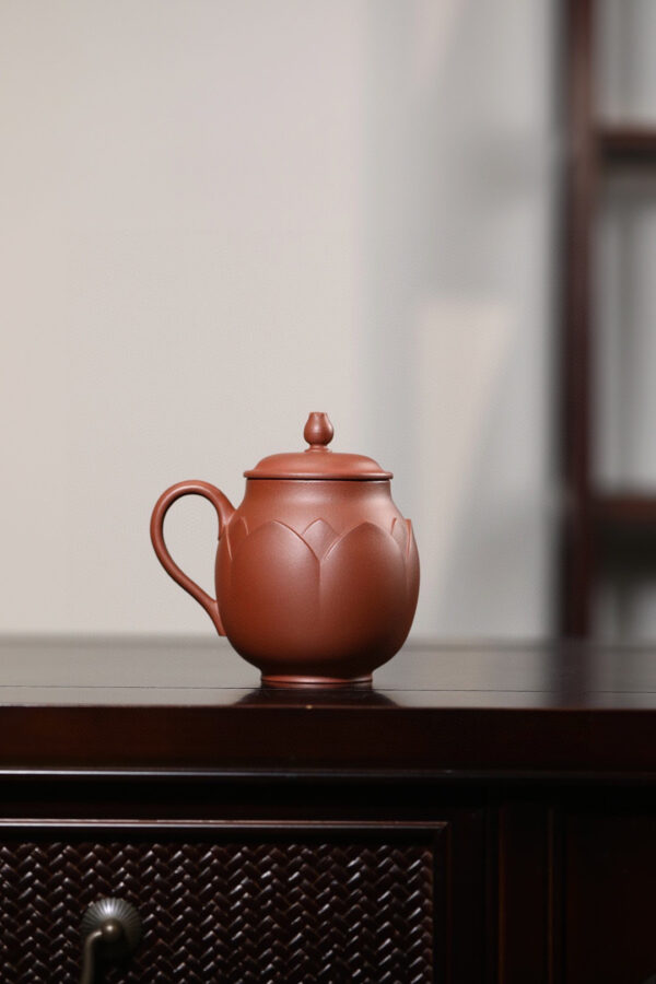 禮品蓋杯丨蓮生丨紫泥丨310ml丨王仲英