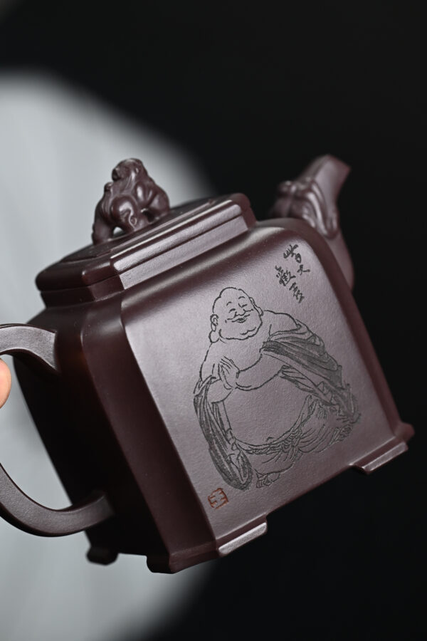四方瑞獸｜天青泥｜容量 550ml｜18 孔出水｜史志洪