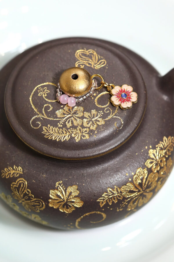 傳統款｜刻繪｜仿古｜青灰泥｜195ml｜內推孔｜描金刻繪｜許路路