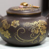 傳統款｜刻繪｜仿古｜青灰泥｜195ml｜內推孔｜描金刻繪｜許路路