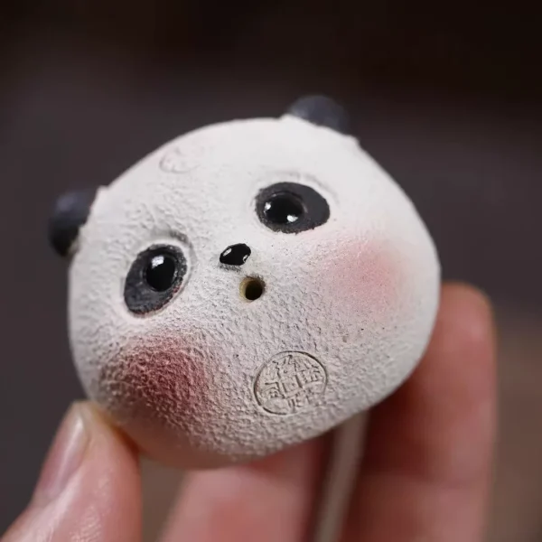 O1CN015VgI6l1WWA4SgrjO2_!!746982795 Yixing Zisha Tea Pet|Panda Incense Holder|Exquisite Incense Holder| Ceramic Decoration|熊猫香插