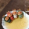 Zisha Labubu Tea Pet｜Handmade Creative Ornament｜Ceramic Decoration｜拉布佈紫砂茶寵