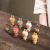 Zisha Labubu Tea Pet｜Handmade Creative Ornament｜Ceramic Decoration｜拉布佈紫砂茶寵