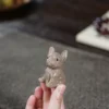 Yixing Zisha Tea Pet | Bulldog | Ceramic Art Ornament | 斗牛犬