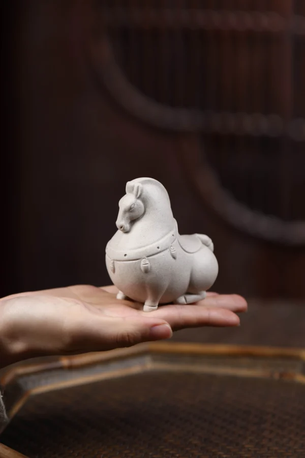 O1CN01IogCuS1EMqydNuQMy_!!1950110338 Zisha Tang Horse Tea Pet|Handmade Cute Animal|Ceramic Ornament|唐馬紫砂茶寵