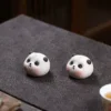 O1CN01WfcuDV1WWA4LnRmSN_!!746982795 Yixing Zisha Tea Pet|Panda Incense Holder|Exquisite Incense Holder| Ceramic Decoration|熊猫香插