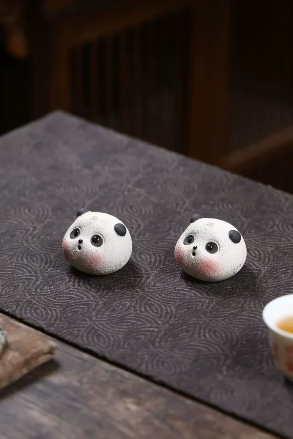 O1CN01WfcuDV1WWA4LnRmSN_!!746982795 Yixing Zisha Tea Pet|Panda Incense Holder|Exquisite Incense Holder| Ceramic Decoration|熊猫香插