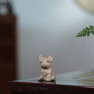 O1CN01XEJBa31Jqgv4bXQR1_!!2218975021080 Yixing Zisha Tea Pet | Bulldog | Ceramic Art Ornament | 斗牛犬