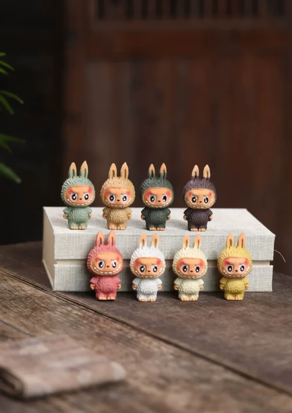 Zisha Labubu Tea Pet｜Handmade Creative Ornament｜Ceramic Decoration｜拉布佈紫砂茶寵
