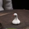 O1CN01eHvWqC1EMqui2H1Y7_!!1950110338 Yixing Zisha Tea Pet Ornament | Garlic Duck | Mini Tea Play | Tea Ceremony Accessory | 蒜了鴨