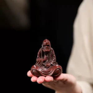 Yixing Handmade Zisha Tea Pet｜Dharma Sculpture Buddha Statue｜Zen Ceramic Home Ornament｜达摩雕塑人物