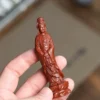 Yixing Raw Ore Da Hong Pao Zisha Ornament｜Guanyin Sculpture｜ Tea Pet & Home Decoration