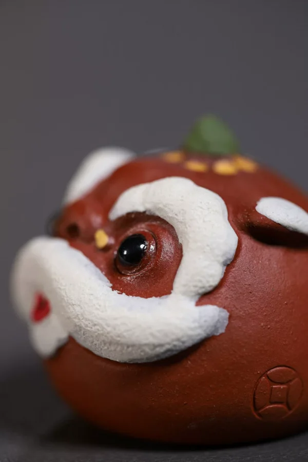 O1CN01MAMiHksocFK1bRxv_!!3012228851 Yixing Zisha Cultivable Tea Pet|Lion Dance Ornament|Chinese Style Tea Table|醒狮摆件