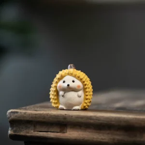 O1CN01NH1kx41mS4Ohs1VyJ_!!2219087914952 Yixing Zisha Tea Pet| Durian Hedgehog|Premium Cultivable Cute Creative Ceramic Ornament|榴莲刺猬