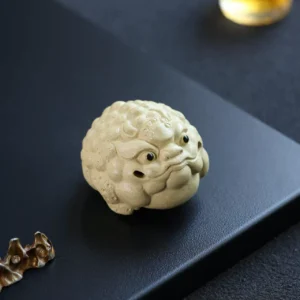 Duan Clay Purple Sand | Golden Toad Tea Pet Ornament | Wealth-Attracting Golden Toad | 招财金蟾蜍