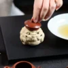 Duan Clay Purple Sand | Golden Toad Tea Pet Ornament | Wealth-Attracting Golden Toad | 招财金蟾蜍