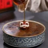 O1CN01kO29K73fz7H1bRxv_!!3012228851 Yixing Zisha Cultivable Tea Pet|Lion Dance Ornament|Chinese Style Tea Table|醒狮摆件