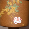 Master Cup | Stemmed Cup | Fragrant Golden Osmanthus | Yellow Jiangpo Clay | 70ml | 泥绘桂花