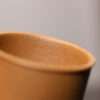 Master Cup | Stemmed Cup | Fragrant Golden Osmanthus | Yellow Jiangpo Clay | 70ml | 泥绘桂花