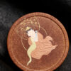 Miscellaneous Ware | Dunhuang Wuxiang Gai Zhi | Duan Clay | diameter 6.5cm | height 1.5cm | slip painting | 盖置