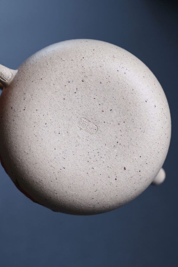 wsxc1791736610571_4 Original Work | Eggplant Shaped Teapot | October Hibiscus | White Jade Duan Clay | 100ml | 十月芙蓉