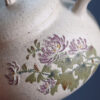 Eggplant Shaped Teapot | September Chrysanthemum | White Jade Duan Clay | 100ml | 九月菊花