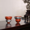 wsxc1791738670951_0 Master Cups | Gourd Pair Cups | Cedar Pair Cups | Red Clay with Slip Coating | 80ml | 雪松对杯