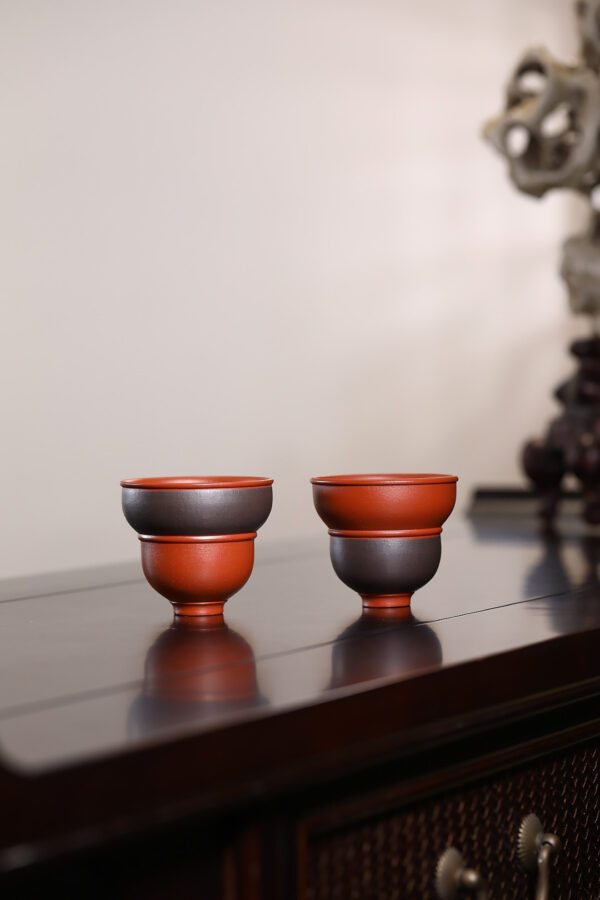 wsxc1791738670951_1 Master Cups | Gourd Pair Cups | Cedar Pair Cups | Red Clay with Slip Coating | 80ml | 雪松对杯