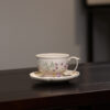 wsxc1791749296138_0 Miscellaneous Ware | Slip Painting | Master Cup Set | White Duan Clay | Cup: 110ml | 主人杯套装