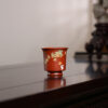 wsxc1791750797688_0 Master Cup | Jade Rabbit Picking Osmanthus | Red Clay | 70ml | Piled Painting | Slip-Painted Osmanthus | 泥绘桂花