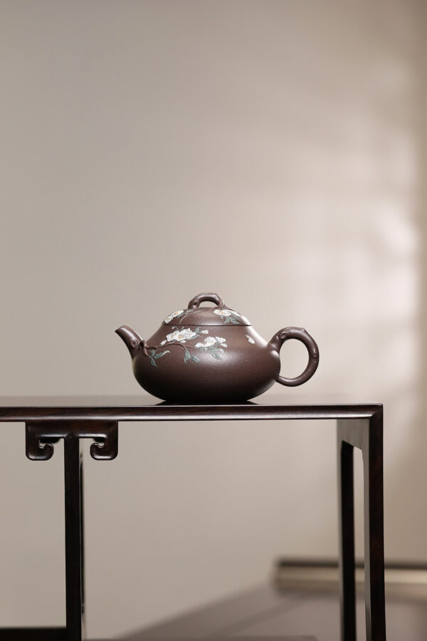 wsxc1791834331268_0 Yixing Zisha Teapot | Spring Breeze Touching Face | Dashuitan Tianqing Clay | 170ml | 春拂面