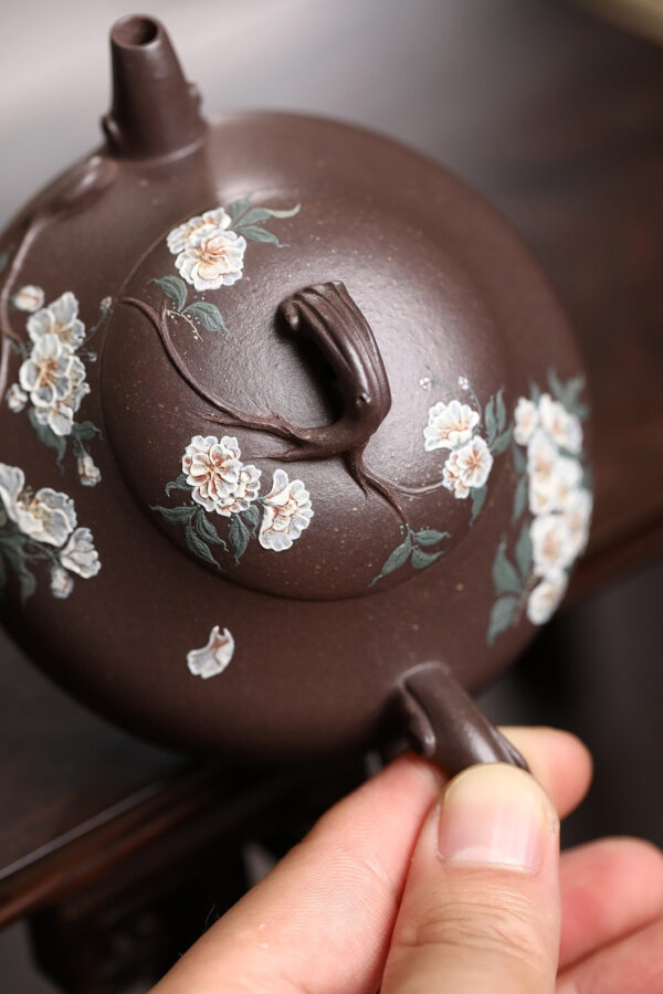 wsxc1791834331276_6 Yixing Zisha Teapot | Spring Breeze Touching Face | Dashuitan Tianqing Clay | 170ml | 春拂面