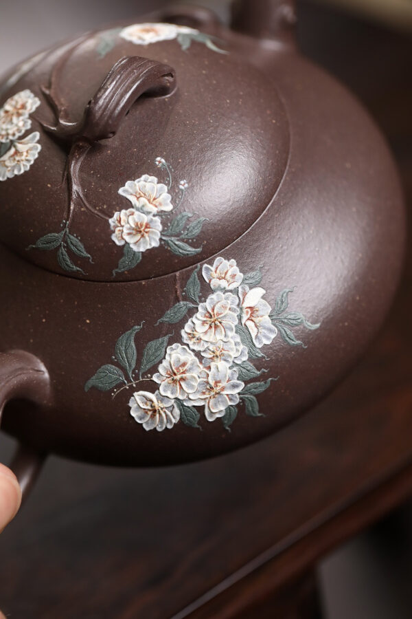 wsxc1791834331276_7 Yixing Zisha Teapot | Spring Breeze Touching Face | Dashuitan Tianqing Clay | 170ml | 春拂面