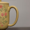 wsxc1791834712789_4 Yixing Zisha Lidded Tea Cup | Slip-Painted Prosperous Flowers| Benshan Green Clay| 220ml | 繁花似锦